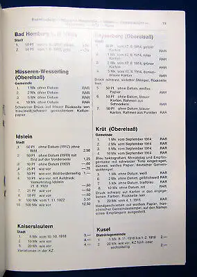 Meyer Deutsches Papiernotgeld von Baden+ Heft 3 Südwestdeutschland 1973 js
