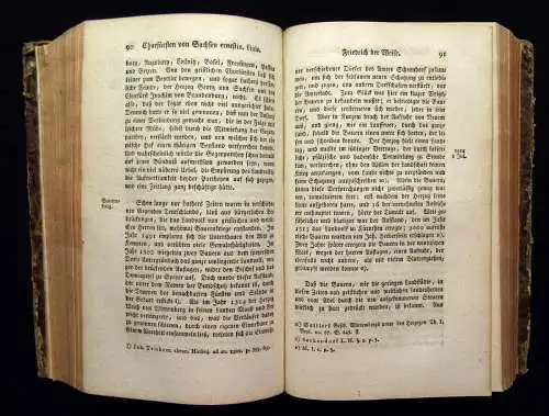 Heinrich Handbuch der sächsischen Geschichte 1.Theil apart 1810 Kultur Saxonica