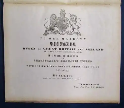 Skizzen zu Shakspeare's Was ihr wollt, gezeichnet gestochen, radirt um 1840 js