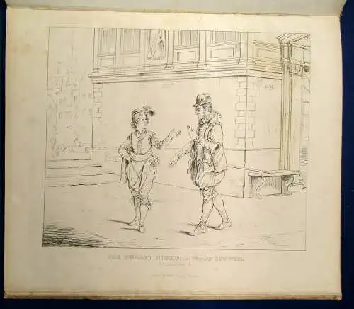 Skizzen zu Shakspeare's Was ihr wollt, gezeichnet gestochen, radirt um 1840 js