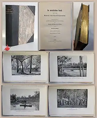 Semon Im australischen Busch und an den Küsten des Korallenmeeres 1903 Reise xz