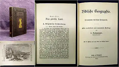 Frohnmeyer Biblische Geographie 1892 Geschichte Geisteswissenschaften mb