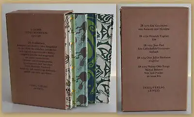 75 Jahre Insel-Bücherei um 1950 5 Bde Literatur Klassiker Erzählungen sf