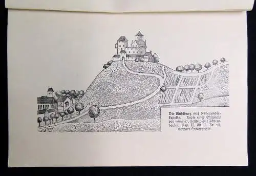 Huth Die Mühlburg bekannt durch Gustav Freytags Roman 1932 1 Karte Ortskunde