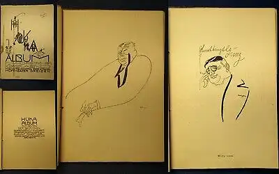 Huka Album zum besten der deutschen Bühnengenossenschaft o.J. Zeichnungen js