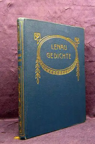 Lenau Gedichte um 1910 Belletritik Lyrik Klassiker Poesie Prosa mb