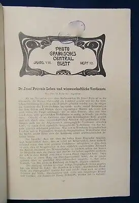 Photographisches Centralblatt 8. Jahrgang Hefte 12-24 Juli- Dezember 1894 js
