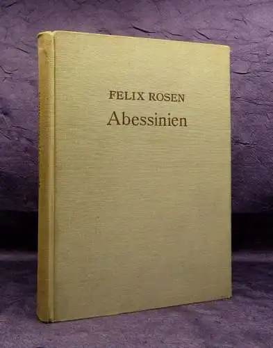 Rosen Eine deutsche Gesandtschaft in Abessinien 1907 Ortskunde Völker js