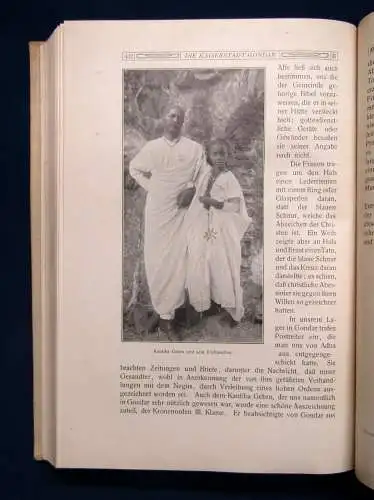 Rosen Eine deutsche Gesandtschaft in Abessinien 1907 Ortskunde Völker js