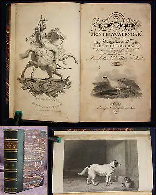 The Sporting Magazine or Monthly Calendar Vol. 49,50 1817 Geschichte Wissen sf