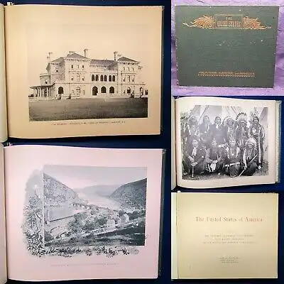 The United States of America 1904 selten Ortskunde Albertype Scenes  js