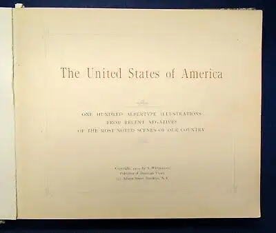 The United States of America 1904 selten Ortskunde Albertype Scenes  js