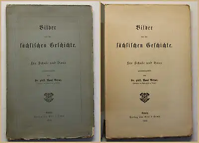 Urras Bilder aus der sächsischen Geschichte 1889 Geografie Sachsen Ortskunde sf