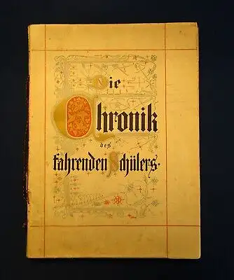 Brentano, Clemens Die Chronik des fahrenden Schülers 1883 Belletristik Lyrik js