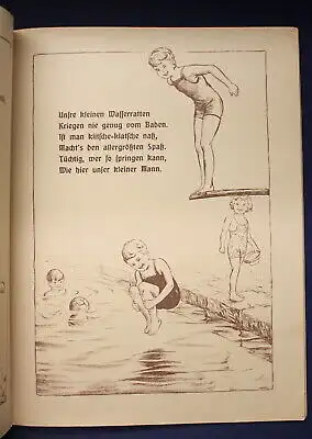 Kinderbuch Wir wollen uns tummeln um 1930 selten ohne Jahr, Ort oder Verlag js