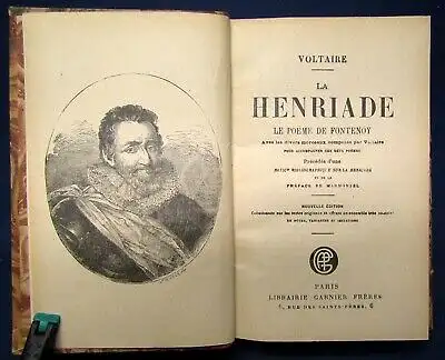 Voltaire La Henriade um 1925 Le Poeme De Fontenoy Literatur französisch js