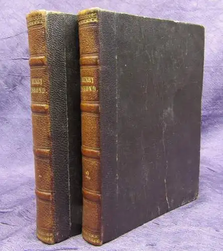 Thakeray The History of Henry Esmond, Esq. 2 Bde. 1852 Belletristik Lyrik