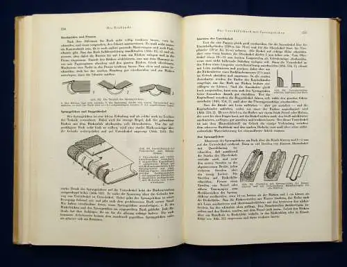 Rhein Das Bucherbinderbuch Lehr und Nachschlagewerk 1954 js