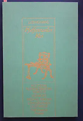 Harig 18 Alexandrinische Sonette 1980 Pfaffenweiler-Presse 300 Exemplare sf