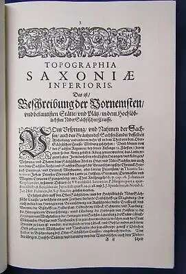  Merian Topographia Germaniae 1653 Faksimile Niedersachsen 1962 Ortskunde js