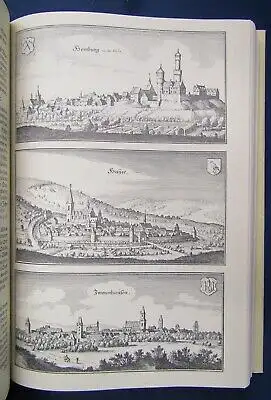 Niemeyer Merian Topographia Germaniae 1966 Faksimile Hessen 1655 Ortskunde js