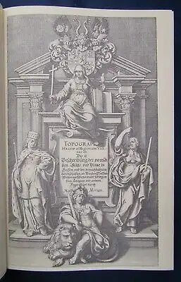Niemeyer Merian Topographia Germaniae 1966 Faksimile Hessen 1655 Ortskunde js