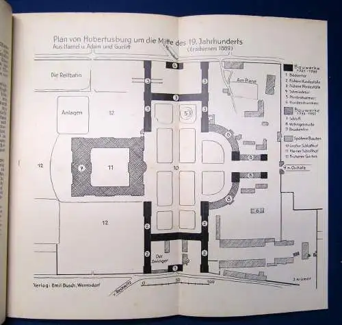 Krämer Wermsdorf - seine Schlösser, Wälder und Seen 1929 Ortschronik sf