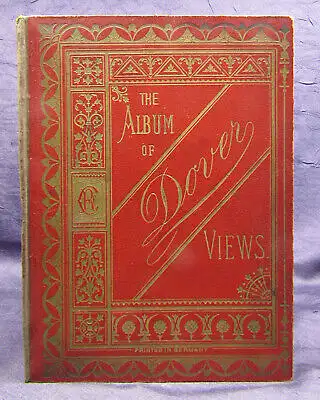 Leporello von Dover Views um 1890 Ortskunde England Architektur sf