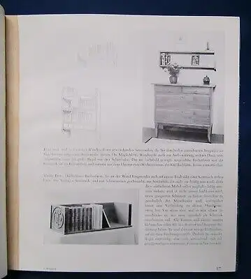 Leitl Wohnen mit Büchern Bücherborde Schränke Wände o.J. 1940 Wissen js