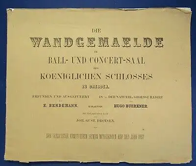 Die Wandgemälde im Ball- & Concert-Saal des königl. Schlosses zu Dresden 1860 js