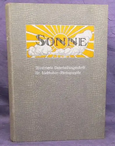 Kiesling Sonne ill. Unterhaltungsschrift Liebhaberphotographie 1910 6. Jg. js