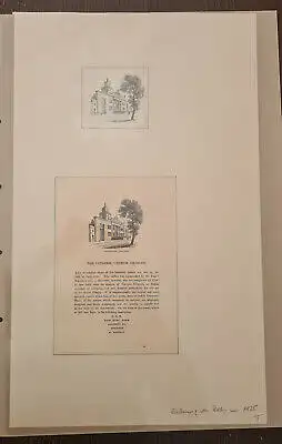 Batty, Robert Entwurfszeichnung als Volage zu Stichen. Prinz-Max-Palais in DD sf