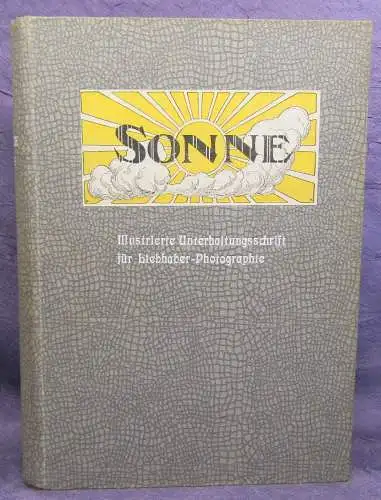 Kiesling Sonne ill. Unterhaltungsschrift Liebhaberphotographie 1909 5 Jg. js