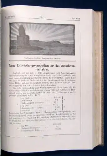 Kiesling Sonne ill. Unterhaltungsschrift Liebhaberphotographie 1909 5 Jg. js
