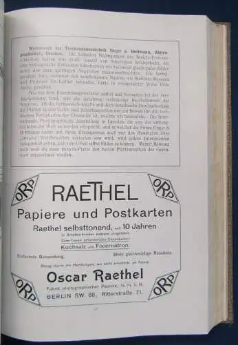 Kiesling Sonne ill. Unterhaltungsschrift Liebhaberphotographie 1909 5 Jg. js