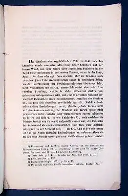 Wigand Ueber die feinste Structur der vegetabilischen Zellenmembran 1856 js