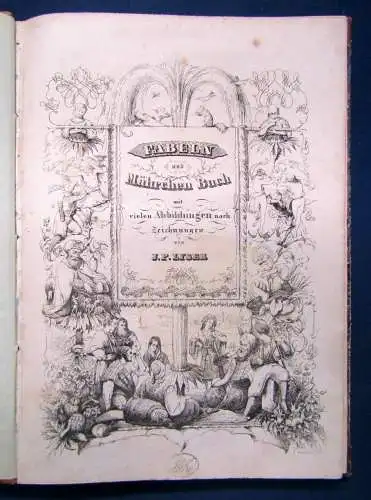 Lyser Fabeln und Mährchen Buch um 1840 Märchen Geschichten Erzählungen sf