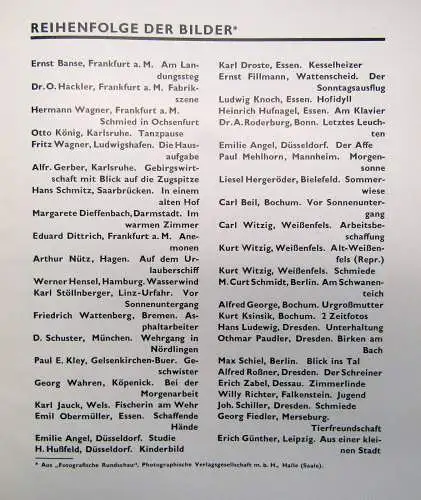 Fotografische Kunst im Verband Deutscher Amateurfotografen - Vereine 1935/36 sf