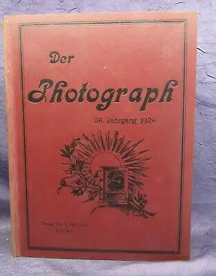 Der Photograph Fachblatt f. sämtliche Photographen u. Händler 1928 38.Jahrg. js