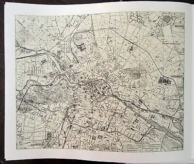Volk Berlin 1870- 1890 Or. Kassette Kommentarbuch Zeichnungen 1986 Faksimile js