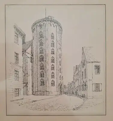 Batty, Robert Entwurfszeichnung als Volage zu Stichen.Observatorium um 1825 sf