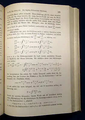 Schell Theorie d. Bewegung und der Kräfte Lehrb. d. theor. Mechanik 1879 2 Bde m