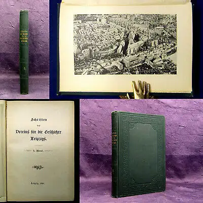 Schriften des Vereins für die Geschichte Leipzigs Bd. 5 1896 Geschichte mb