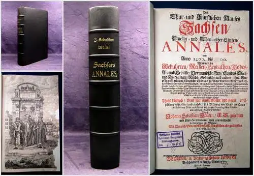 Müller Des Chur- und Fürstlichen Hauses Sachsen Anno 1400. bis 1700. Geschichte