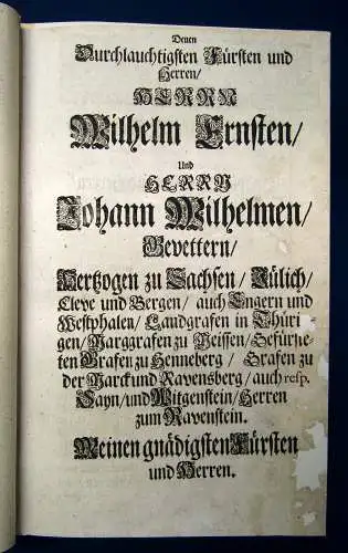 Müller Des Chur- und Fürstlichen Hauses Sachsen Anno 1400. bis 1700. Geschichte