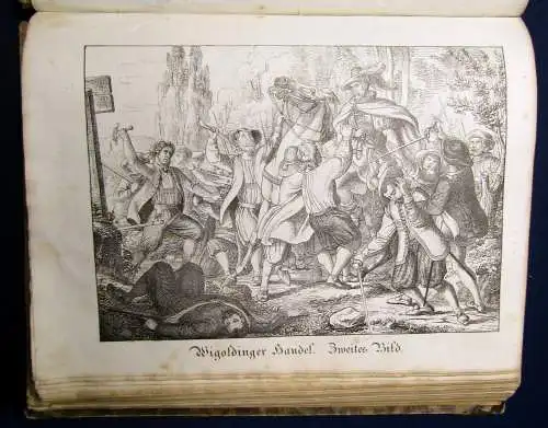 Disteli Sammlung 9 Schweizer Bilderkalender 1844-1847 Kalendarium Historisch js