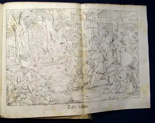 Disteli Sammlung 9 Schweizer Bilderkalender 1844-1847 Kalendarium Historisch js