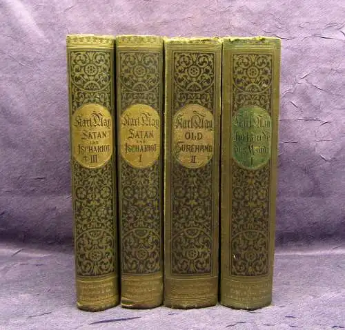 Karl May"Satan u Ischariot 1 u 3"," Old Surehand","Im Lande des Mahdi"um 1930 mb