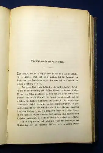Stahr Torso Kunst, Künstler und Kunstwerke der Alten  2 Bde. 1854 js