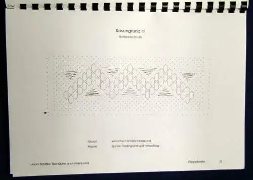 Städtke Tischläufer aus Leinenband 1991 Handwerk Hobby js